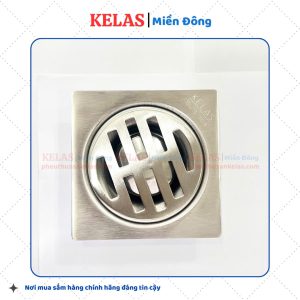 Phễu Thu Sàn Inox 304 KELAS 100x100 D60