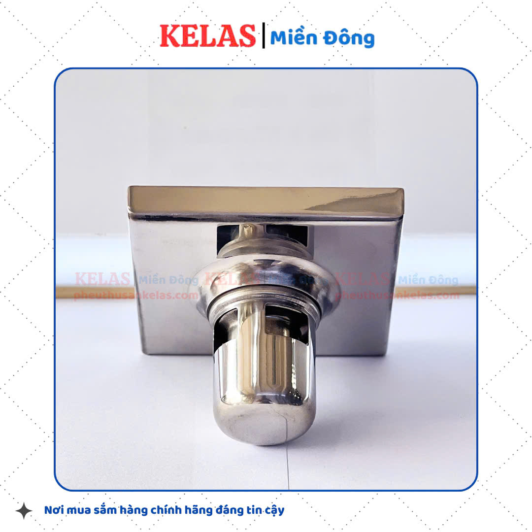 Phễu Thu Sàn Inox 304 KELAS 100×100 D60CM - Ảnh 3