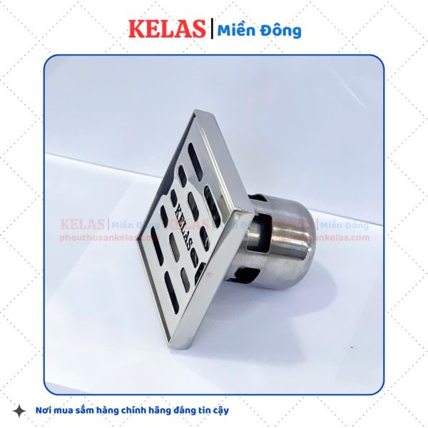 Phễu Thu Sàn Inox 304 KELAS 100×100 D76/90CM - Ảnh 3