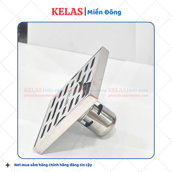 Phễu Thu Sàn Inox 304 KELAS 120×120 D60CM - Ảnh 2
