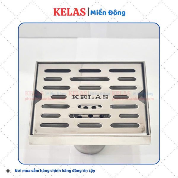 Phễu Thu Sàn Inox 304 KELAS 120×120 D60CM - Ảnh 4