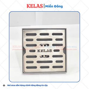 Phễu Thu Sàn Inox 304 KELAS 120×120 D60CM