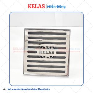 Phễu Thu Sàn Inox 304 KELAS 120x120 D60S