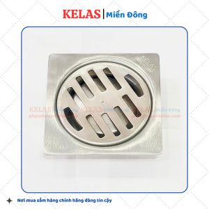 Phễu Thu Sàn Inox 304 KELAS 120×120 D90