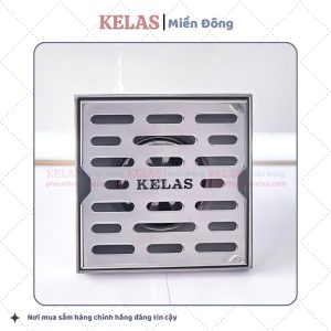 Phễu Thu Sàn Inox 304 KELAS 120×120 D90CM