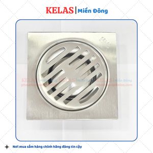 Phễu Thu Sàn Inox 304 KELAS 150×150 D90