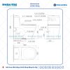 Bản vẽ chi tiết bồn cầu 1 khối Viglacera V68