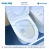 Bồn cầu 1 khối Viglacera V45M men Nano liền khối