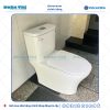 Bồn cầu 1 khối Viglacera V63 liền khối men Nano và vòi xịt VG826