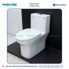 Bồn cầu 1 khối Viglacera V72 men Nano liền khối