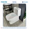 Bồn cầu 1 khối Viglacera V816 thiết kế đáy kín men Nano