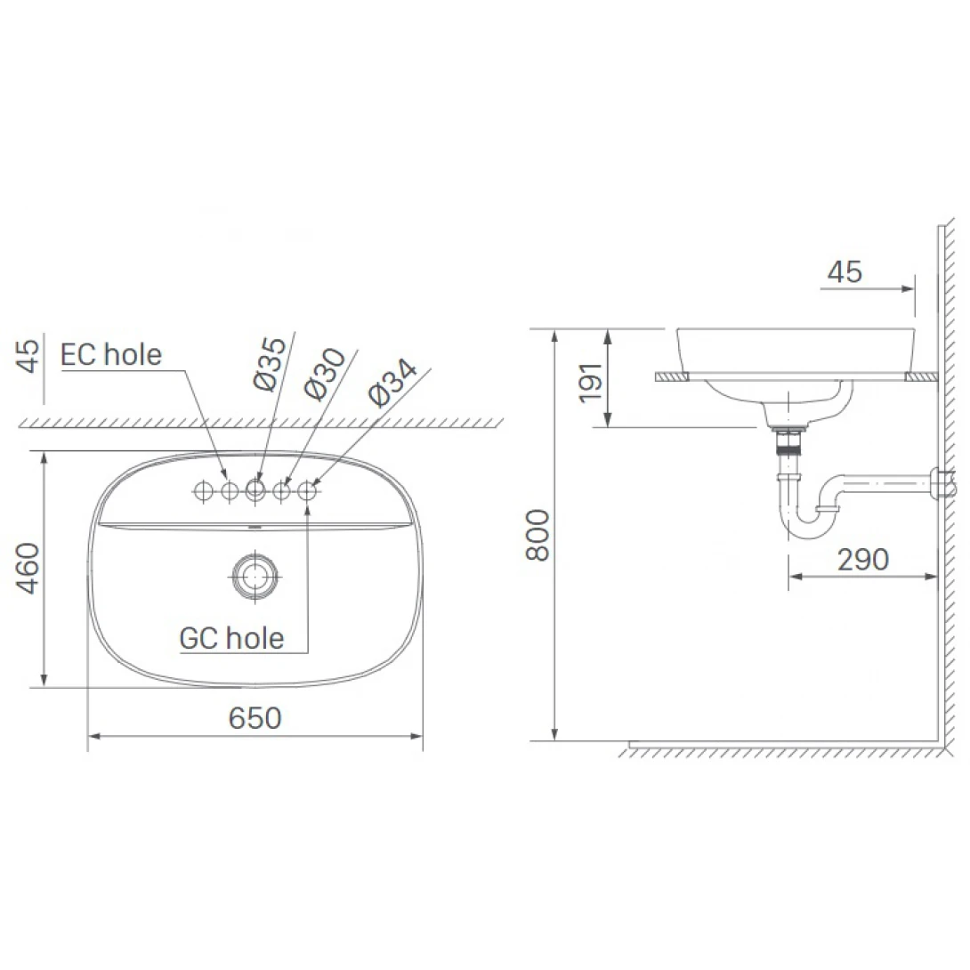 Lavabo Đặt Bàn INAX AL-652V - Ảnh 6