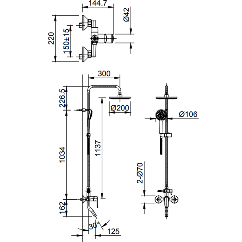 Sen Tắm Cây Nóng Lạnh INAX BFV-2015S - Ảnh 8