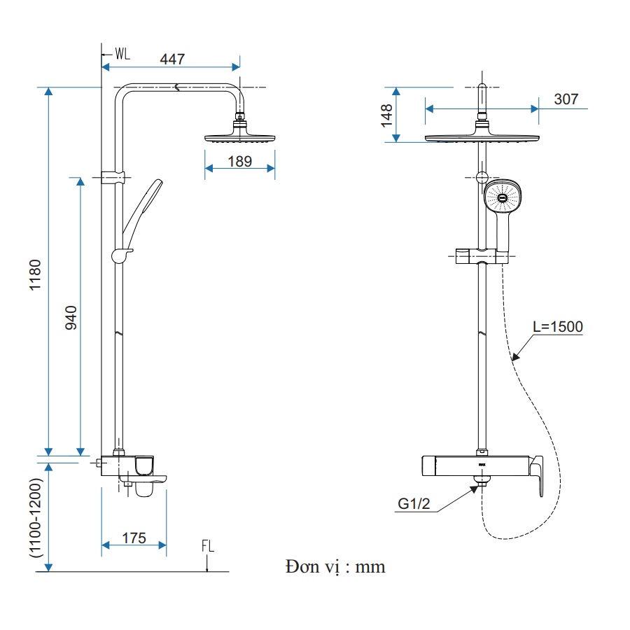 Sen Tắm Cây Nóng Lạnh INAX BFV-635S - Ảnh 6