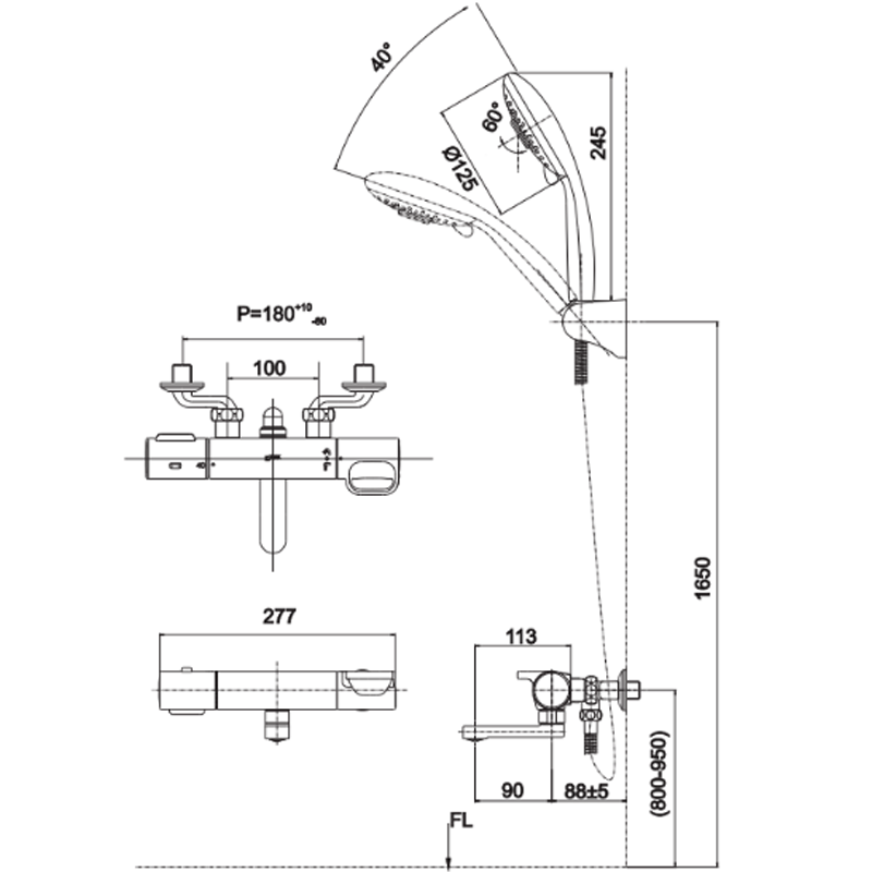 Sen Tắm Nhiệt Độ INAX BFV-7145T-3C - Ảnh 6