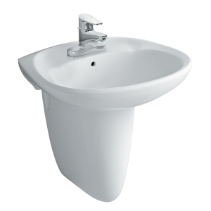 Lavabo INAX L-284V/L-284VC Treo Tường Chân Ngắn