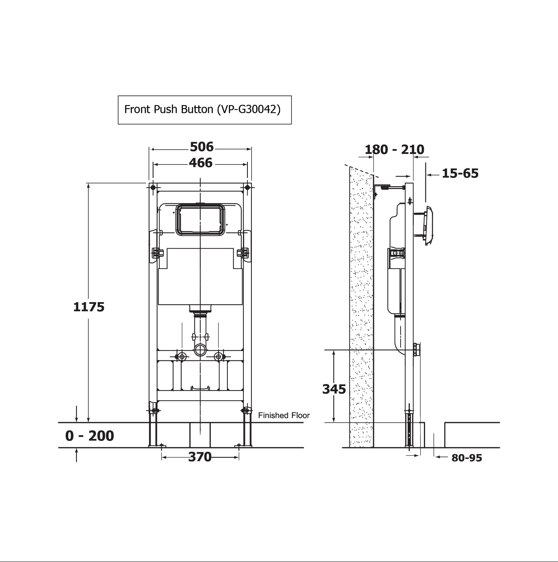 Két Nước Âm Tường American Standard VP-G30042 - Ảnh 2