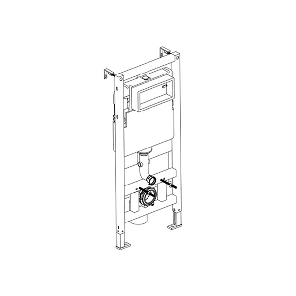 Két Nước Âm Tường American Standard G3004A - Ảnh 2