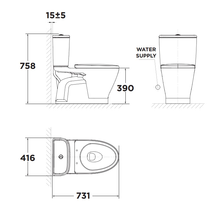 Bồn Cầu 2 Khối American Standard VF-2162 - Ảnh 6