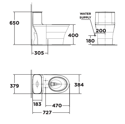 Bồn Cầu 1 Khối American Standard WP-1880N - Ảnh 2