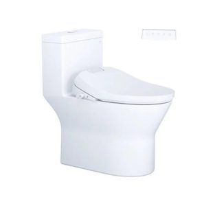 Bồn Cầu 1 Khối Nắp Điện Tử Caesar C1374F + TAF610H