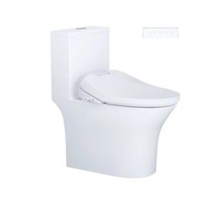 Bồn Cầu 1 Khối Nắp Điện Tử Caesar C1391F + TAF610H
